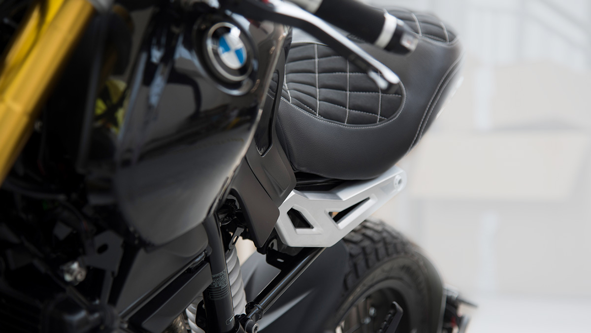 Dettaglio motocicletta BMW